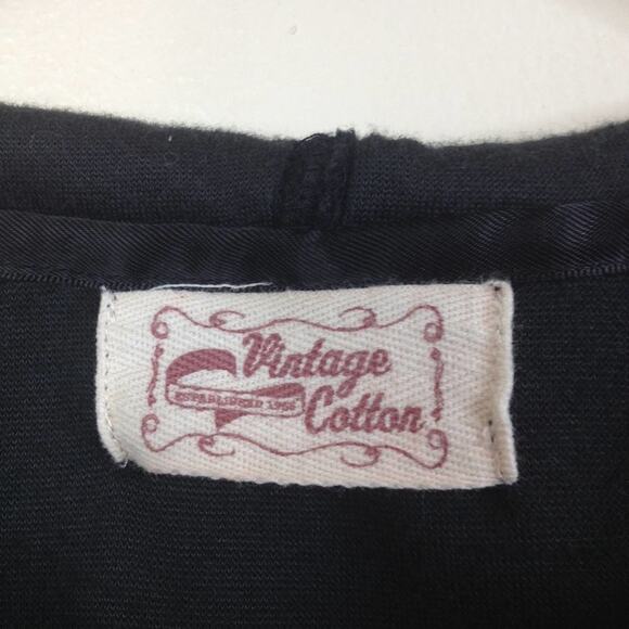 Vintage Cotton Velour Hooded Zip Front Jacket XL - Picture 3 of 8